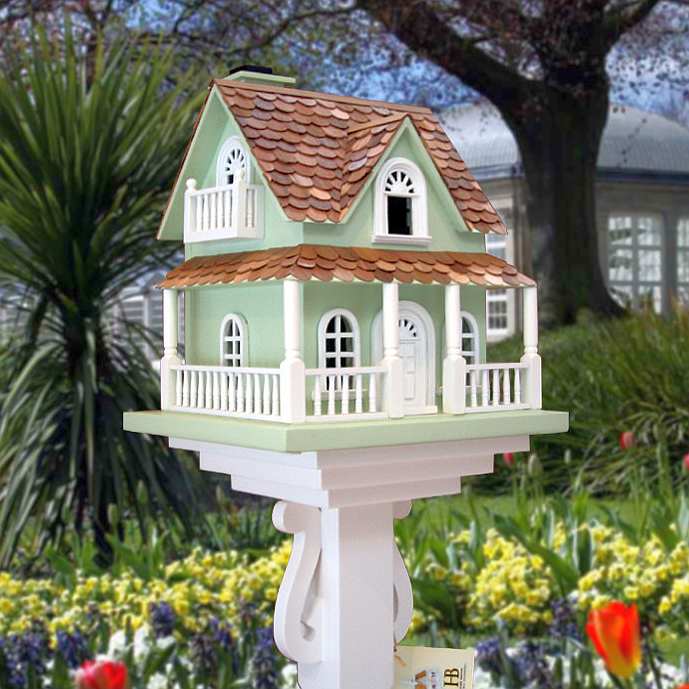 Signature Hobbit House Birdhouse Green